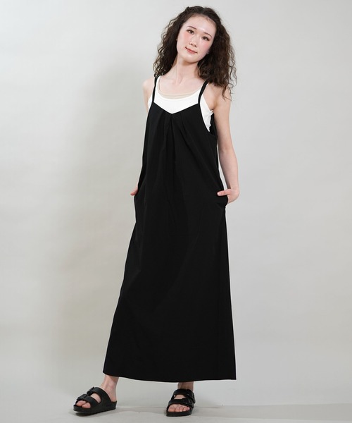 RIKKA FEMME（リッカファム）の「RIKKA FEMME/リッカファム ワンピース キャミワンピ マキシ丈 RF6S-1404（ワンピース・レディース・ブラウン/ブラック/カーキ・FREE）」の6枚目の写真