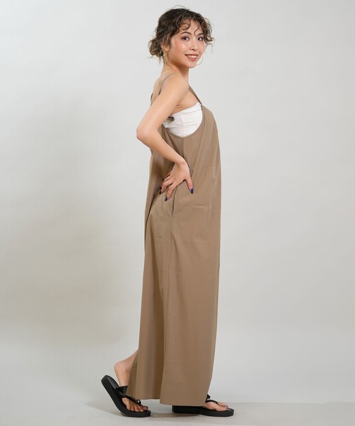 RIKKA FEMME（リッカファム）の「RIKKA FEMME/リッカファム ワンピース キャミワンピ マキシ丈 RF6S-1404（ワンピース・レディース・ブラウン/ブラック/カーキ・FREE）」の18枚目の写真