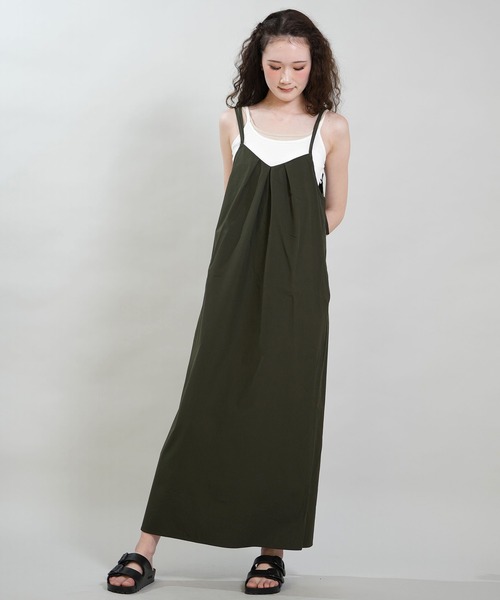RIKKA FEMME（リッカファム）の「RIKKA FEMME/リッカファム ワンピース キャミワンピ マキシ丈 RF6S-1404（ワンピース・レディース・ブラウン/ブラック/カーキ・FREE）」の21枚目の写真