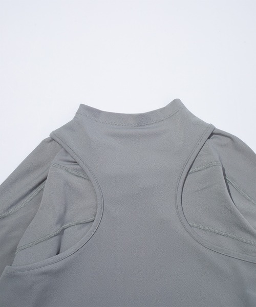 F/CE. (エフシーイー)の「F/CE. LONG SLEEVE BASE TOP / エフシーイー ロングスリーブ ベース トップ(Tシャツ/カットソー・レディース・ホワイト/ブラック/グレー・SMALL)」の9枚目の写真