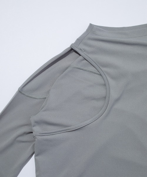 F/CE. (エフシーイー)の「F/CE. LONG SLEEVE BASE TOP / エフシーイー ロングスリーブ ベース トップ(Tシャツ/カットソー・レディース・ホワイト/ブラック/グレー・SMALL)」の10枚目の写真