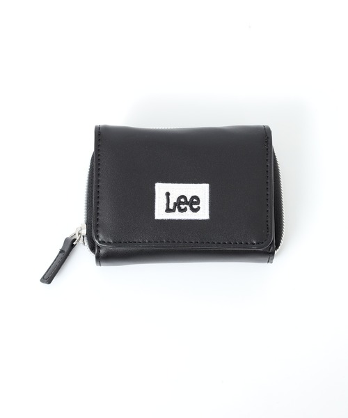 Lee(リー)の「Lee合皮ロゴ刺繍ミニ財布(財布・メンズ・ホワイト/ブラック・FREE)」の3枚目の写真