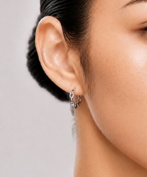 Linked Calm Hoops Pierce / 金属アレルギー対応