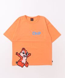Disney（ディズニー）の「ディズニー 手描き風ロゴ キャラクターワッペンTシャツ 1334K（Tシャツ/カットソー）」