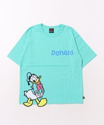 Disney（ディズニー）の「ディズニー 手描き風ロゴ キャラクターワッペンTシャツ 1334K（Tシャツ/カットソー）」