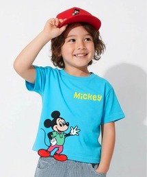 Disney（ディズニー）の「ディズニー 手描き風ロゴ キャラクターワッペンTシャツ 1334K（Tシャツ/カットソー）」