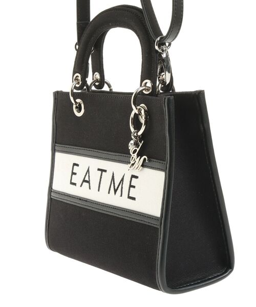 EATME（イートミー）の「E/MチャームバイカラーミニショルダーBAG（ショルダーバッグ・レディース・オフホワイト/ピンク/ブラック・FREE）」の21枚目の写真