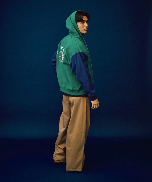 POLO BCS（ポロ ビーシーエス）の「【POLO British Country Spirit】ジップアップパーカー（パーカー・メンズ・グレー/グリーン・LARGE/MEDIUM）」の6枚目の写真