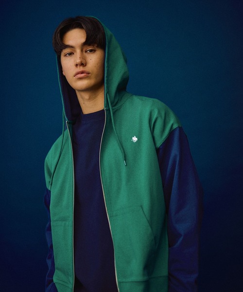 POLO BCS（ポロ ビーシーエス）の「【POLO British Country Spirit】ジップアップパーカー（パーカー・メンズ・グレー/グリーン・LARGE/MEDIUM）」の8枚目の写真