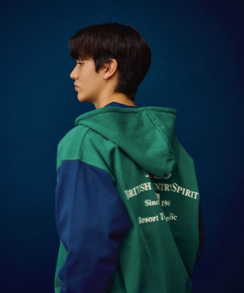 POLO BCS（ポロ ビーシーエス）の「【POLO British Country Spirit】ジップアップパーカー（パーカー・メンズ・グレー/グリーン・LARGE/MEDIUM）」の13枚目の写真