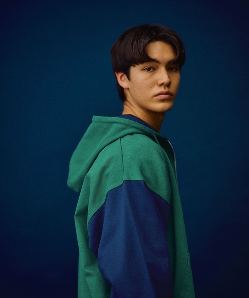 POLO BCS（ポロ ビーシーエス）の「【POLO British Country Spirit】ジップアップパーカー（パーカー・メンズ・グレー/グリーン・LARGE/MEDIUM）」の15枚目の写真