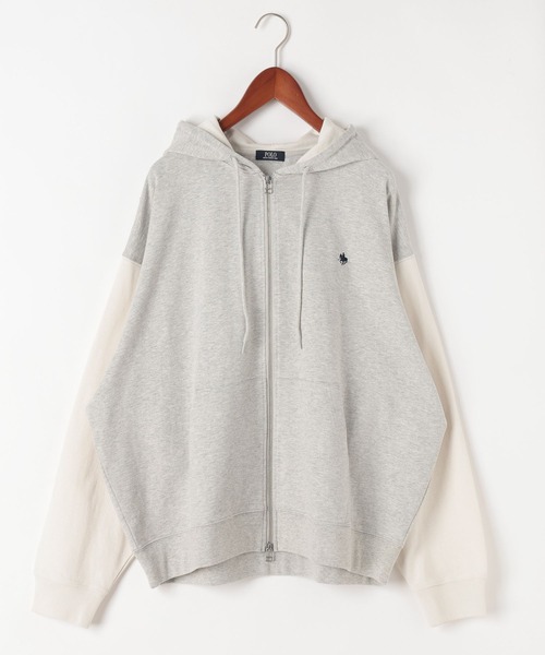 POLO BCS（ポロ ビーシーエス）の「【POLO British Country Spirit】ジップアップパーカー（パーカー・メンズ・グレー/グリーン・LARGE/MEDIUM）」の16枚目の写真