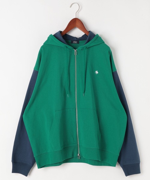 POLO BCS（ポロ ビーシーエス）の「【POLO British Country Spirit】ジップアップパーカー（パーカー・メンズ・グレー/グリーン・LARGE/MEDIUM）」の18枚目の写真