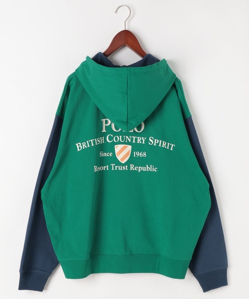 POLO BCS（ポロ ビーシーエス）の「【POLO British Country Spirit】ジップアップパーカー（パーカー・メンズ・グレー/グリーン・LARGE/MEDIUM）」の19枚目の写真