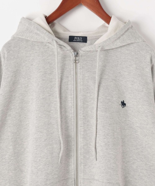 POLO BCS（ポロ ビーシーエス）の「【POLO British Country Spirit】ジップアップパーカー（パーカー・メンズ・グレー/グリーン・LARGE/MEDIUM）」の20枚目の写真