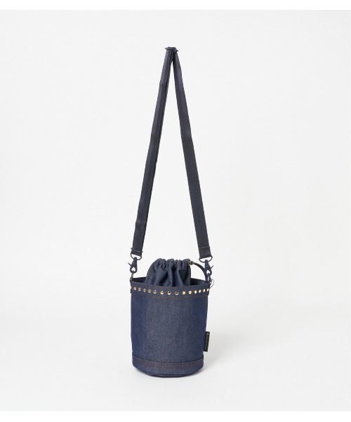 Mackintosh(マッキントッシュ)の「ANNAN BUCKET STUDS DNM(ショルダーバッグ・レディース・ネイビー・FREE)」の2枚目の写真