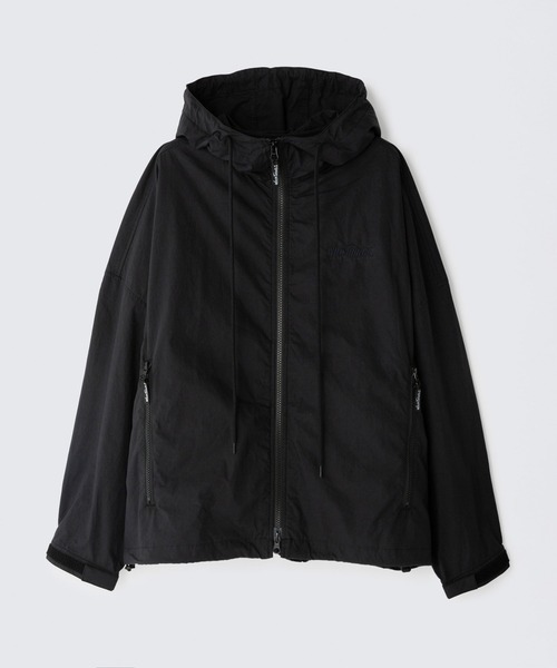 WILD THINGS(ワイルドシングス)の「ルーラルフードジャケット│RURAL HOOD JACKET(ナイロンジャケット・レディース・ブルー/ブラック/ライトブラウン/オフホワイト・M/S)」の2枚目の写真