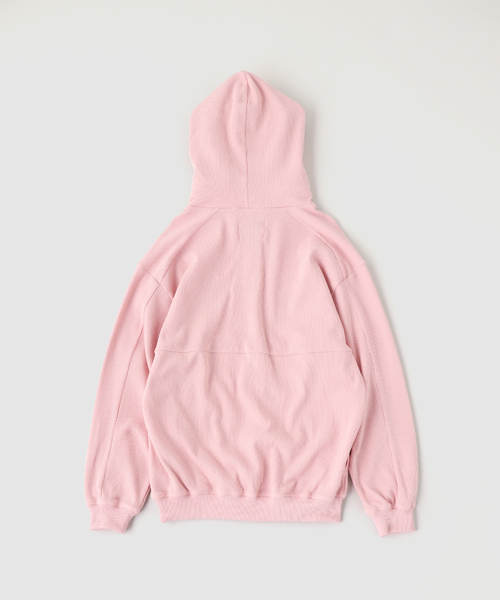 Whimsy(ウィムジー)の「Whimsy / ウィムジー THERMAL HOODIE(パーカー・メンズ・ピンク/ホワイト系その他・MEDIUM)」の3枚目の写真