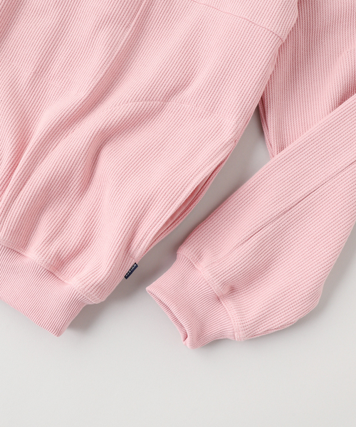 Whimsy(ウィムジー)の「Whimsy / ウィムジー THERMAL HOODIE(パーカー・メンズ・ピンク/ホワイト系その他・MEDIUM)」の6枚目の写真