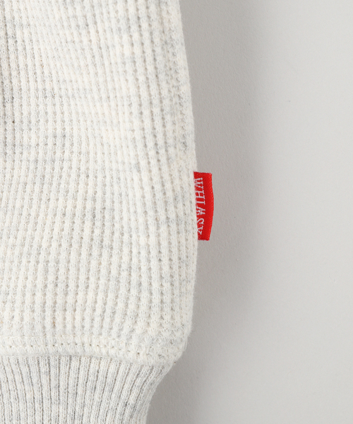 Whimsy(ウィムジー)の「Whimsy / ウィムジー THERMAL HOODIE(パーカー・メンズ・ピンク/ホワイト系その他・MEDIUM)」の7枚目の写真