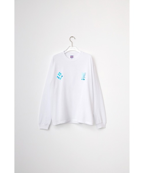 GOAT（ゴート）の「［GOAT］× [uesatsu] FOILED FLOWER LOGO LONG SLEEVE TEE（Tシャツ/カットソー・メンズ・ホワイト・S/L/M）」の5枚目の写真