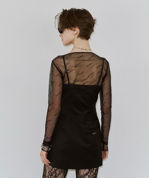 JOSE MOON（ジョゼムーン）の「DRAPE MINI DRESS/ドレープミニドレス（ドレス・レディース・ブラック/チャコールグレー・38/36）」の19枚目の写真