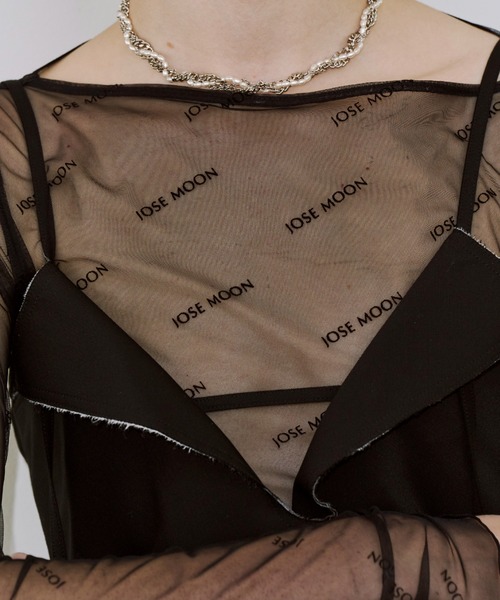 JOSE MOON（ジョゼムーン）の「DRAPE MINI DRESS/ドレープミニドレス（ドレス・レディース・ブラック/チャコールグレー・38/36）」の4枚目の写真