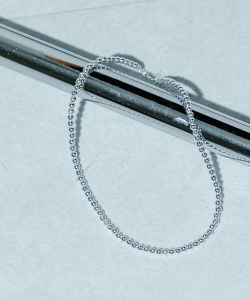 URBAN RESEARCH(アーバンリサーチ)の「decor『デコール』 HEMATITE 4MM BALL CHOKER(ネックレス・レディース・シルバー・-)」の7枚目の写真