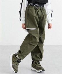 QUNTSTYLE | ソフトツイルロゴゴムカーゴパンツ(カーゴパンツ)