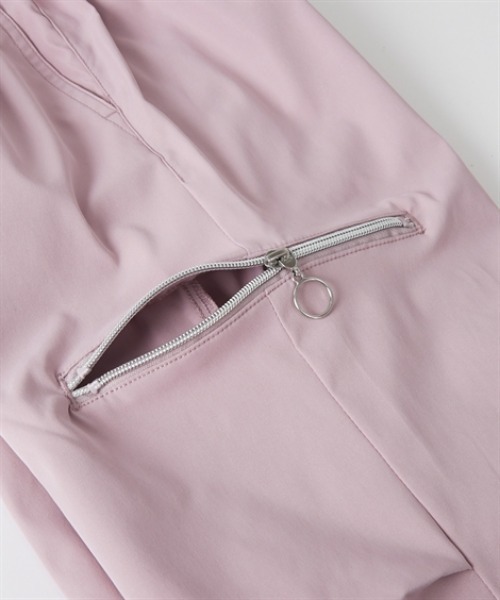 QUNTSTYLE（キュントスタイル）の「ソフトツイルロゴゴムカーゴパンツ（カーゴパンツ・キッズ・ブラック/カーキ/ブルーグレー/ラベンダー・120/130/140/150/160）」の11枚目の写真