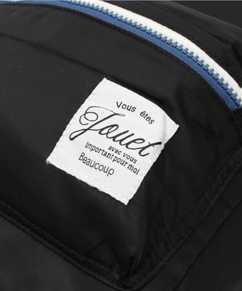 LuuNa(ルーナ)の「カラフル ナイロン ファスナー 配色 リュック バックパック デイパック(バックパック/リュック・レディース・ブラック/ネイビー/ホワイト/ピンク/レッド・FREE)」の10枚目の写真