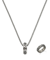 GRAYBLVD（グレイブラバット）の「カエルサージカルネックレス (SILVER)（ネックレス）」