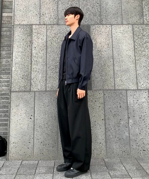 JUAN HOMME(ジュアンオム)の「マッドプリーツワイドトラウザー (ブラック)(スラックス・メンズ・その他・SMALL/MEDIUM/LARGE)」の3枚目の写真