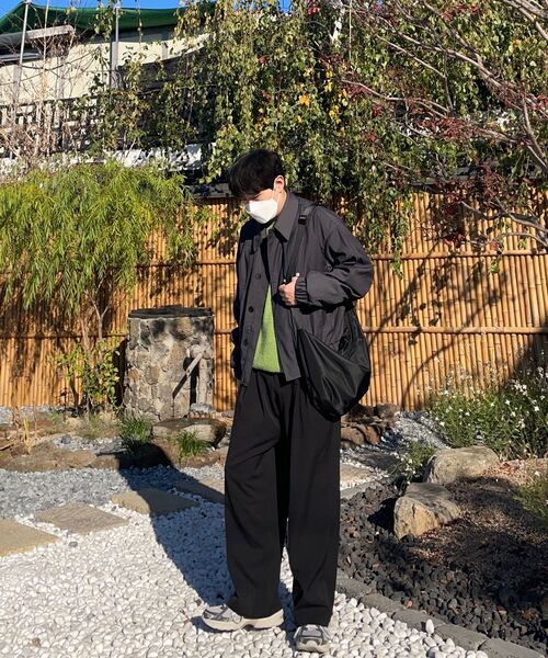 JUAN HOMME(ジュアンオム)の「マッドプリーツワイドトラウザー (ブラック)(スラックス・メンズ・その他・SMALL/MEDIUM/LARGE)」の5枚目の写真