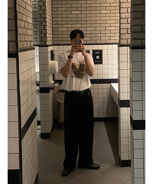 JUAN HOMME(ジュアンオム)の「マッドプリーツワイドトラウザー (ブラック)(スラックス・メンズ・その他・SMALL/MEDIUM/LARGE)」の12枚目の写真