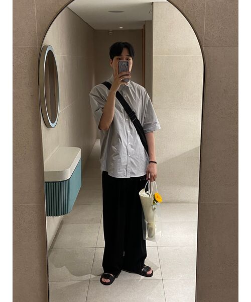 JUAN HOMME(ジュアンオム)の「マッドプリーツワイドトラウザー (ブラック)(スラックス・メンズ・その他・SMALL/MEDIUM/LARGE)」の13枚目の写真