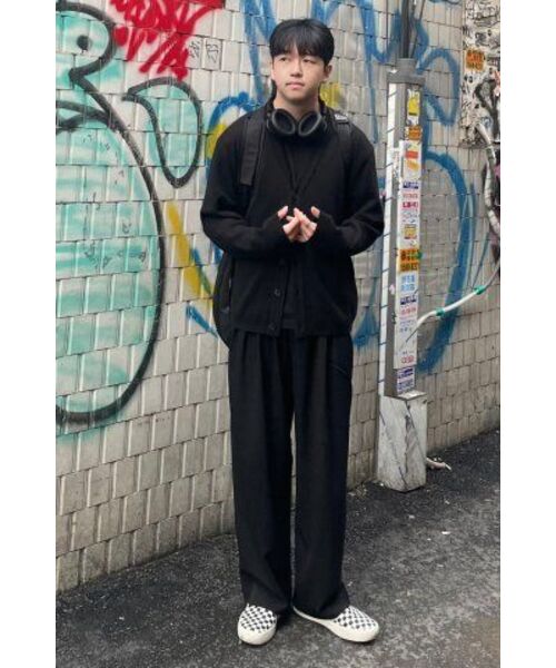JUAN HOMME(ジュアンオム)の「マッドプリーツワイドトラウザー (ブラック)(スラックス・メンズ・その他・SMALL/MEDIUM/LARGE)」の15枚目の写真