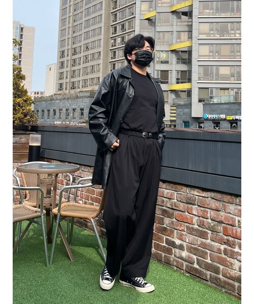 JUAN HOMME(ジュアンオム)の「マッドプリーツワイドトラウザー (ブラック)(スラックス・メンズ・その他・SMALL/MEDIUM/LARGE)」の18枚目の写真