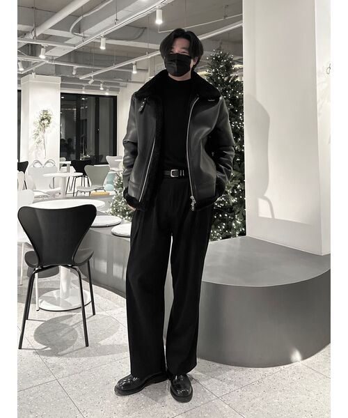 JUAN HOMME(ジュアンオム)の「マッドプリーツワイドトラウザー (ブラック)(スラックス・メンズ・その他・SMALL/MEDIUM/LARGE)」の20枚目の写真
