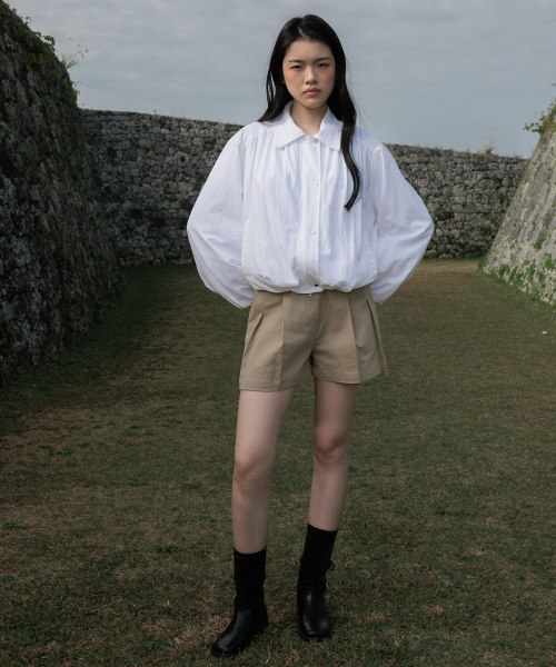 DEHEVE（デヘヴェ）の「Volume Bomber Jacket [White]（その他アウター・レディース・ホワイト・FREE）」の5枚目の写真