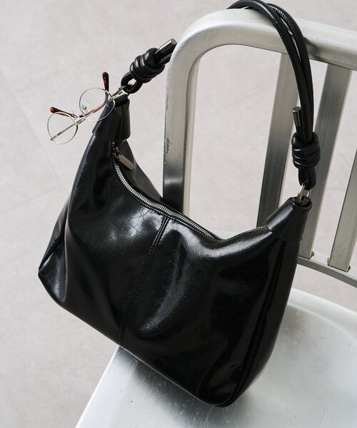 mystic（ミスティック）の「結び目ショルダーBAG（トートバッグ・レディース・ブラック・ONE SIZE）」の5枚目の写真