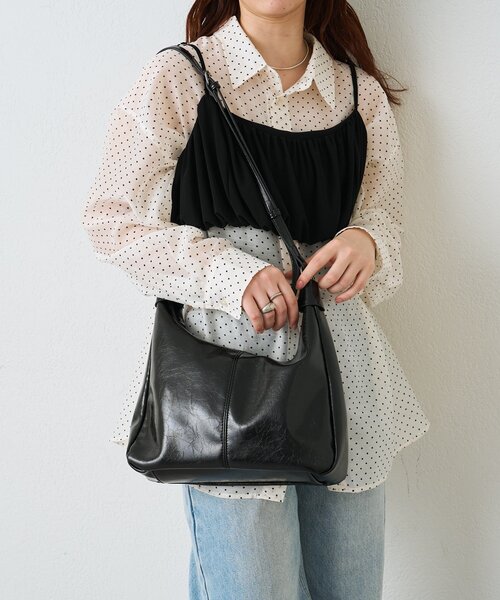 mystic（ミスティック）の「結び目ショルダーBAG（トートバッグ・レディース・ブラック・ONE SIZE）」の13枚目の写真