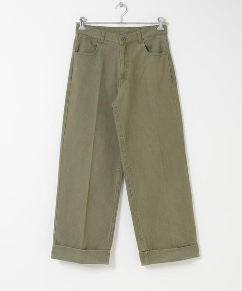 SENSE OF PLACE by URBAN RESEARCH（センスオブプレイスバイアーバンリサーチ）の「カツラギダブルワイドパンツ（その他パンツ・メンズ・ネイビー/カーキ/ライトブルー・MEDIUM/LARGE）」の5枚目の写真