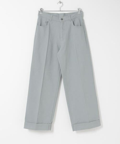 SENSE OF PLACE by URBAN RESEARCH（センスオブプレイスバイアーバンリサーチ）の「カツラギダブルワイドパンツ（その他パンツ・メンズ・ネイビー/カーキ/ライトブルー・MEDIUM/LARGE）」の13枚目の写真