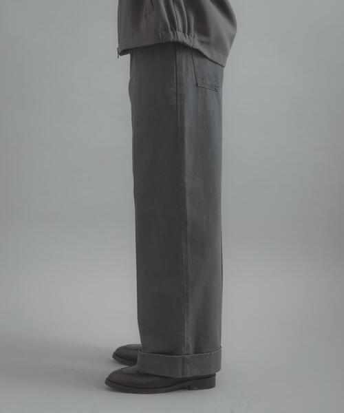 SENSE OF PLACE by URBAN RESEARCH（センスオブプレイスバイアーバンリサーチ）の「カツラギダブルワイドパンツ（その他パンツ・メンズ・ネイビー/カーキ/ライトブルー・MEDIUM/LARGE）」の22枚目の写真