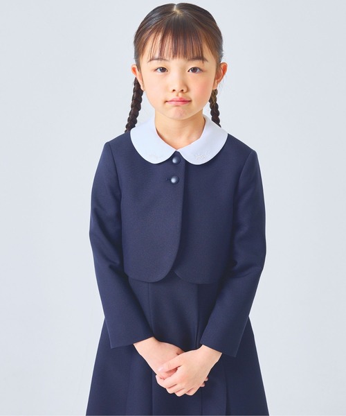 お受験 冠婚葬祭 】ポリエステルツイルボレロ（90～130cm 