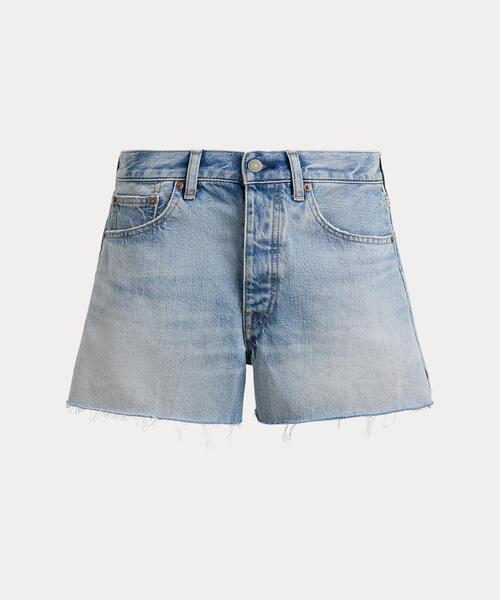 POLO RALPH LAUREN（ポロ ラルフ ローレン）の「カットオフ デニム ショートパンツ（デニムパンツ・レディース・ネイビー系1・25）」の6枚目の写真