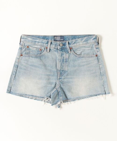 POLO RALPH LAUREN（ポロ ラルフ ローレン）の「カットオフ デニム ショートパンツ（デニムパンツ・レディース・ネイビー系1・25）」の4枚目の写真
