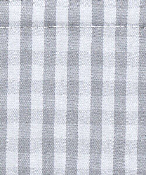 UNITED ARROWS（ユナイテッドアローズ）の「ギンガムチェック ロゴ ランチバッグ（トートバッグ・レディース・ライトグレー/ネイビー・FREE）」の11枚目の写真