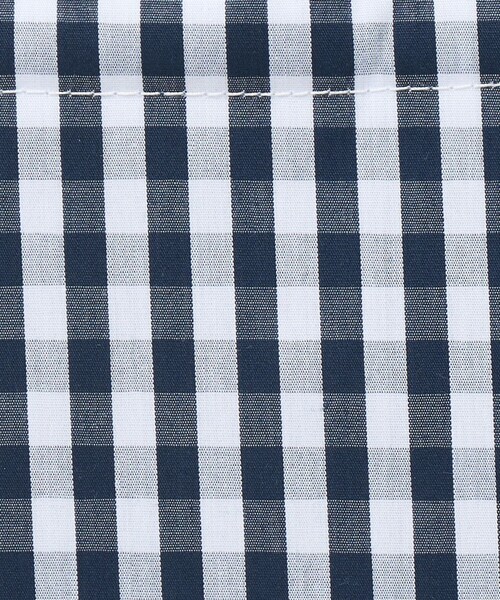 UNITED ARROWS（ユナイテッドアローズ）の「ギンガムチェック ロゴ ランチバッグ（トートバッグ・レディース・ライトグレー/ネイビー・FREE）」の16枚目の写真